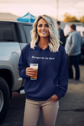 Hoody unisexe en coton bio - Respecte ta mer